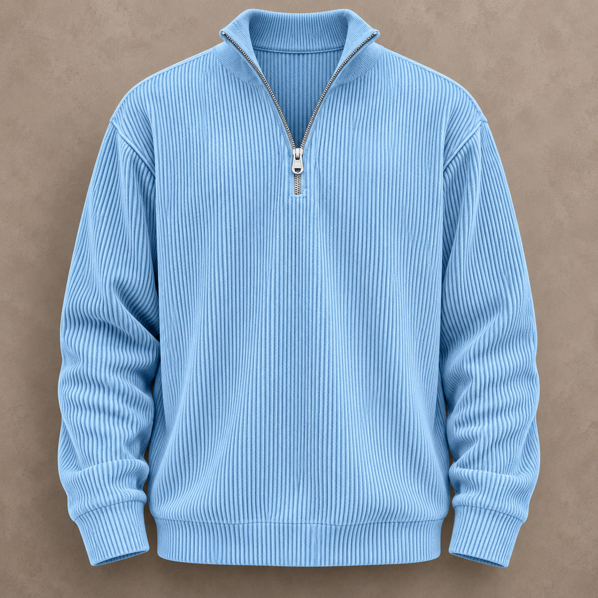 MORGAN | Ribbed half-zip sweater