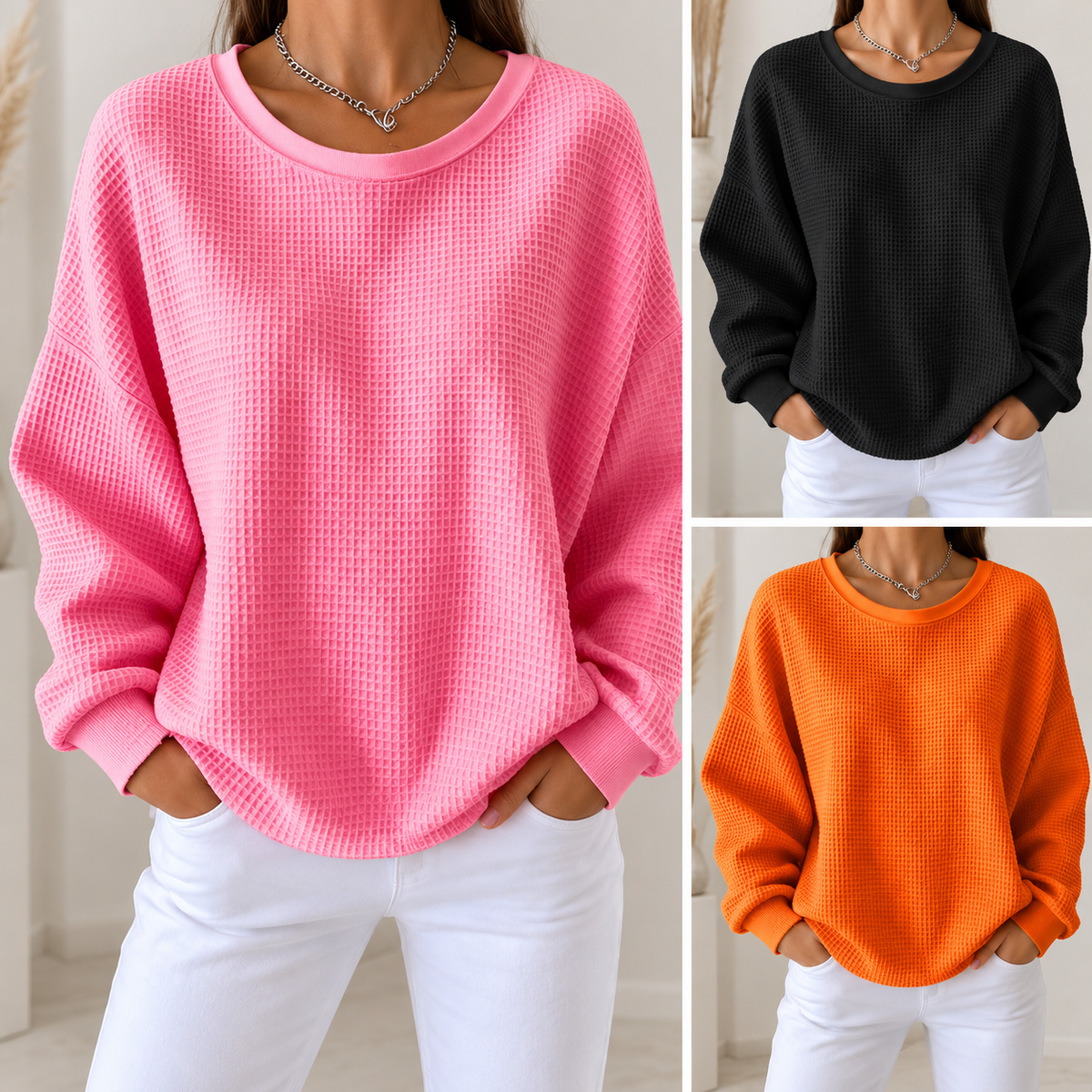 FRANCES | Classic crew neck sweater