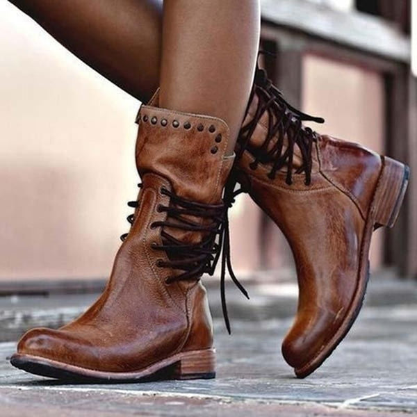 SHIRLEY | Lace up boots with ankle support