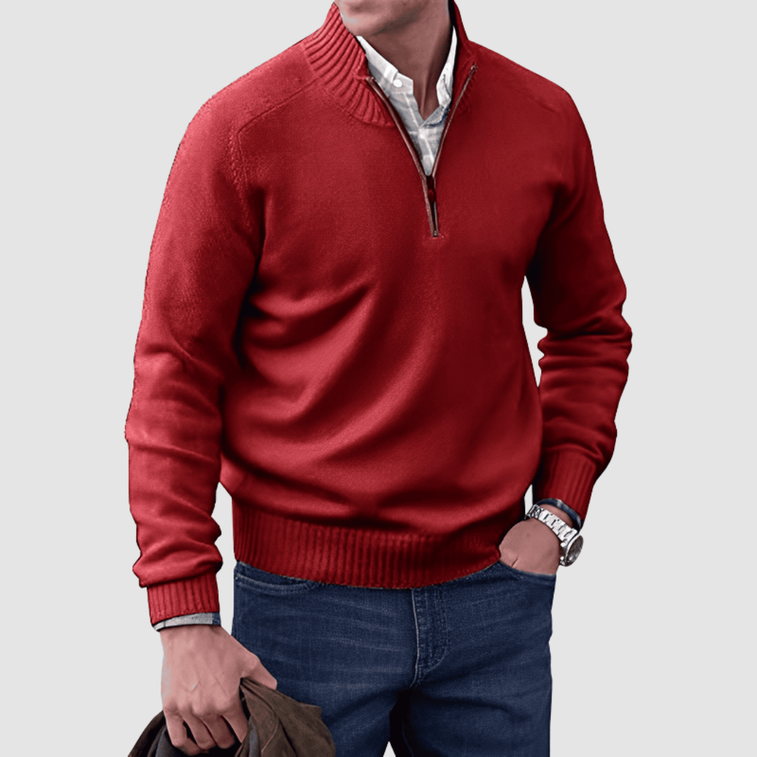 AMELIA | Quarter zip pullover