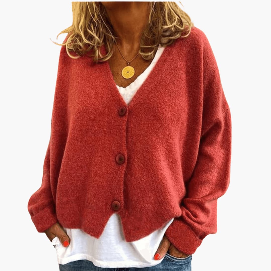 ELAINE | Drop shoulder V-neck in fifteen colors