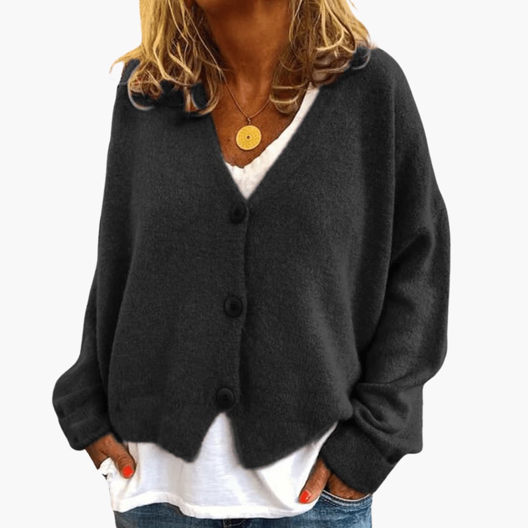 ELAINE | Drop shoulder V-neck in fifteen colors