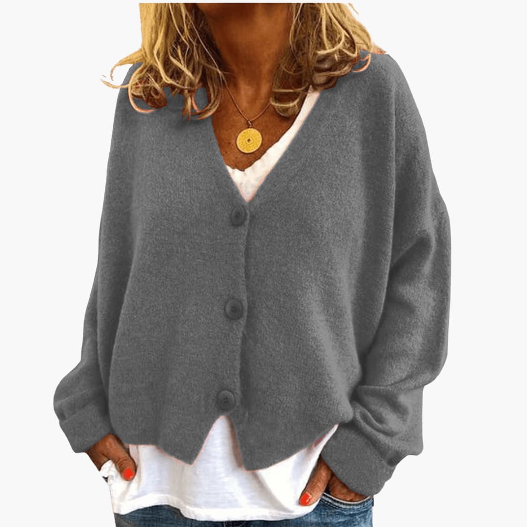 ELAINE | Drop shoulder V-neck in fifteen colors