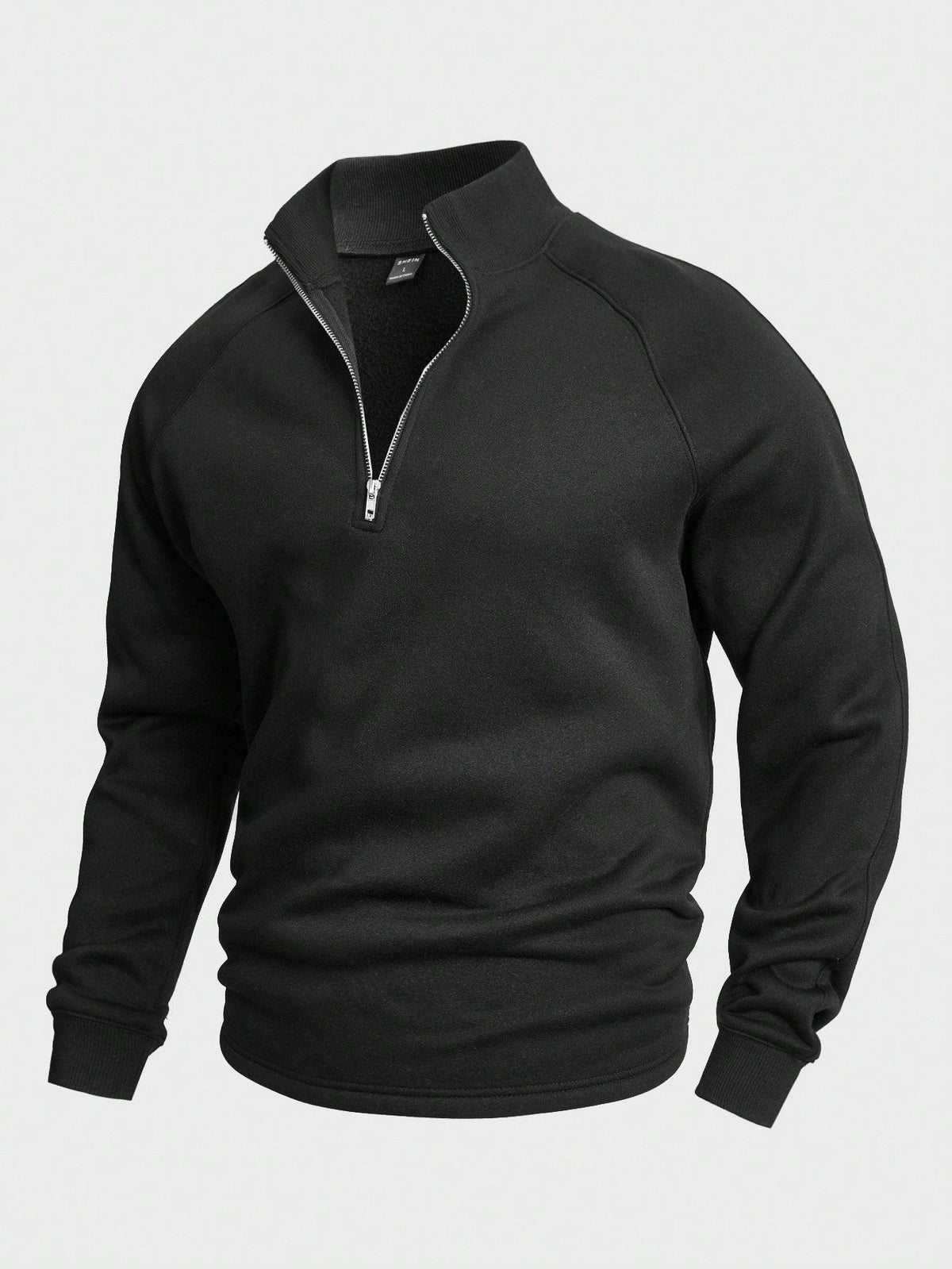 AMELIA | Quarter-zip sweater with raglan sleeves