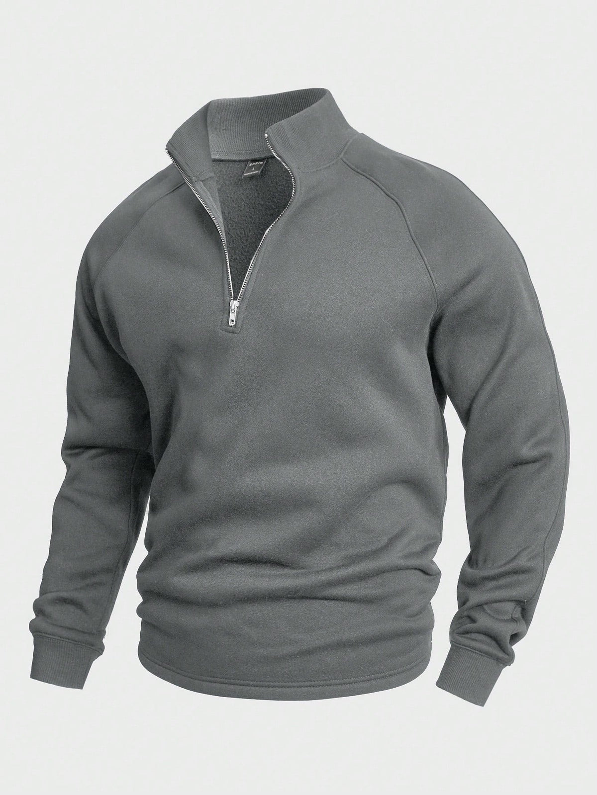 AMELIA | Quarter-zip sweater with raglan sleeves