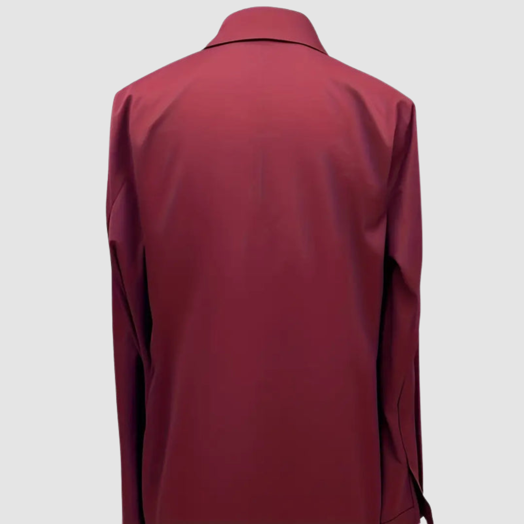 MURIEL | Satin V-neck blouse