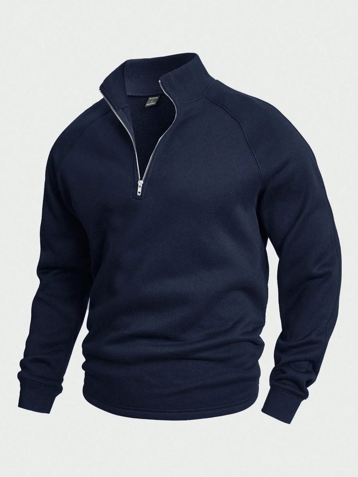 AMELIA | Quarter-zip sweater with raglan sleeves