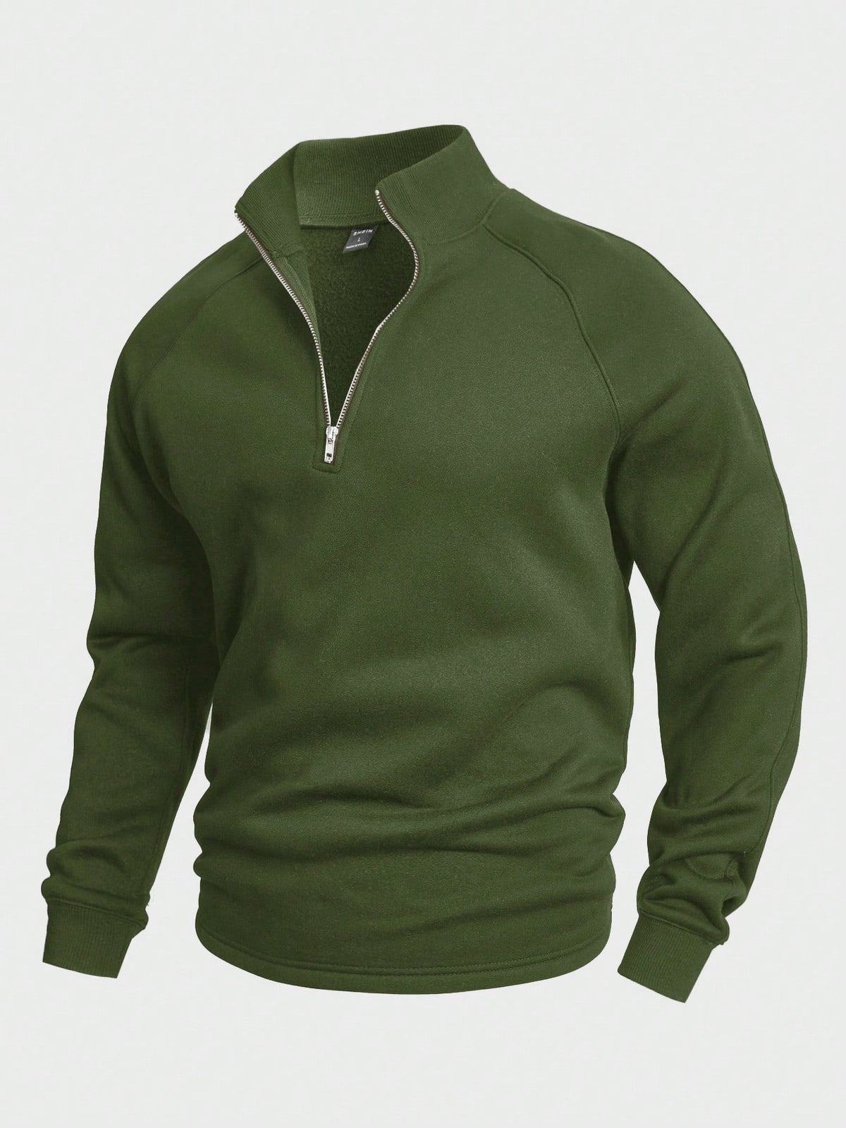 AMELIA | Quarter-zip sweater with raglan sleeves