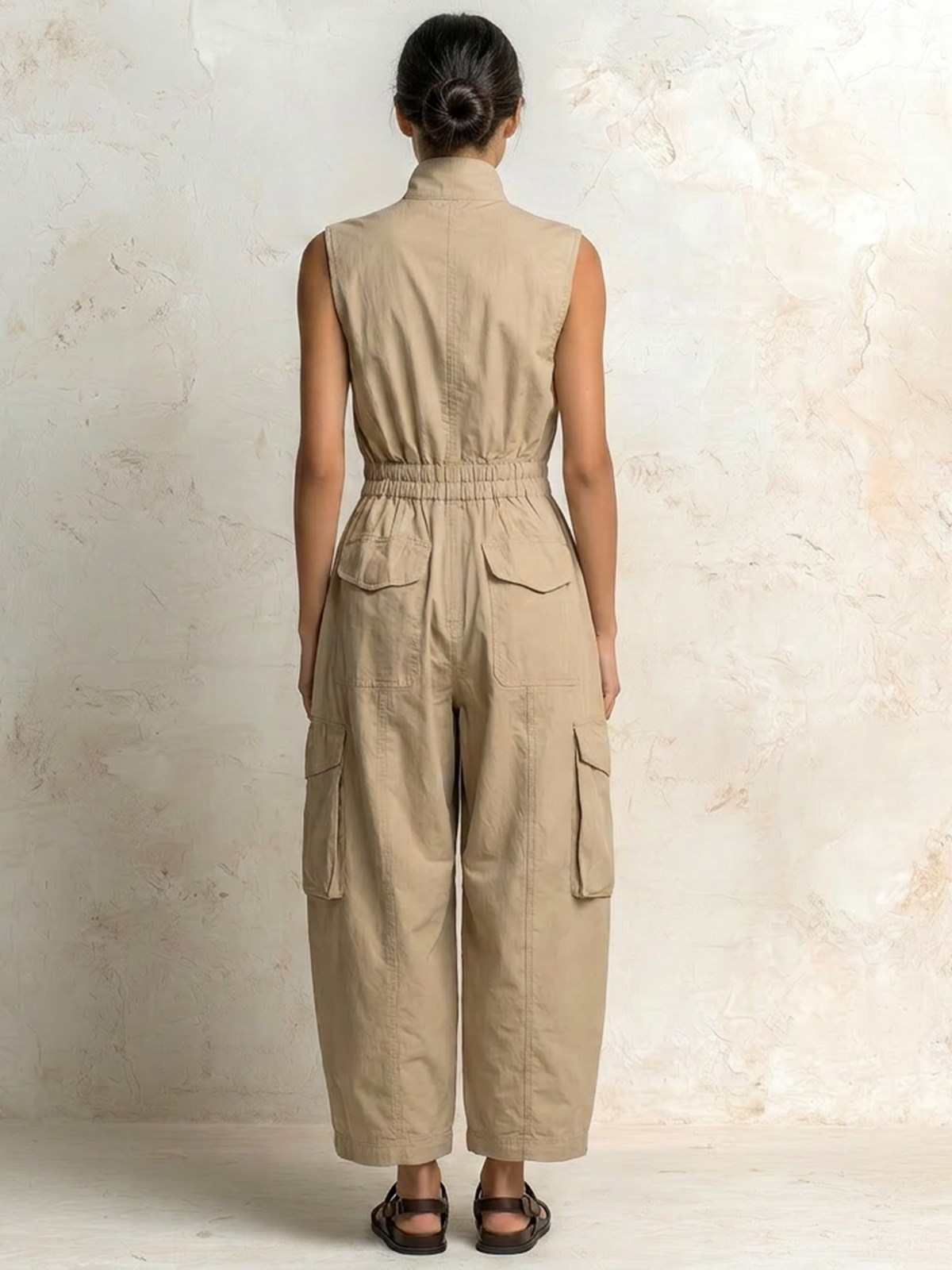 WANDA | Utility jumpsuit with cargo pockets