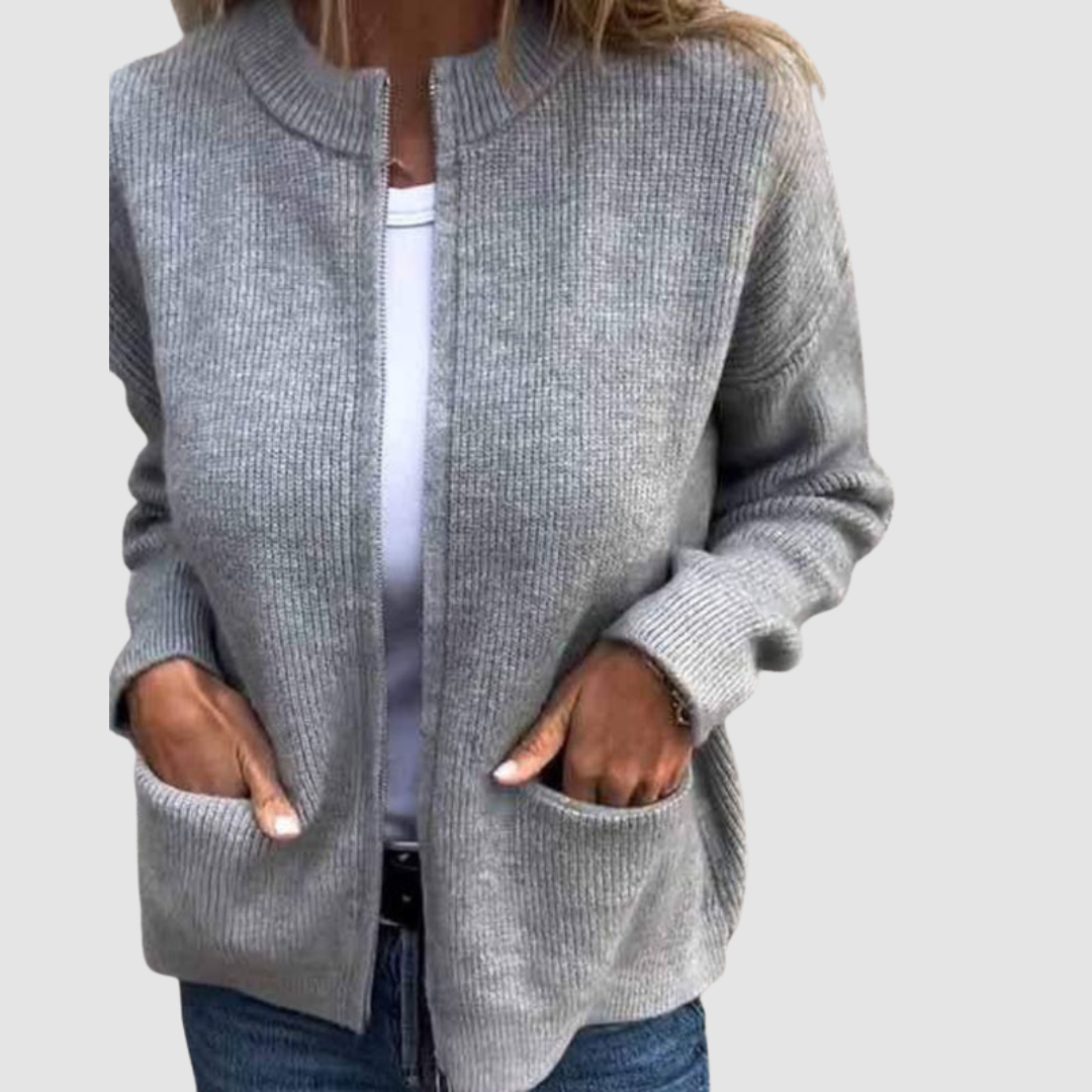 GLORIA | Long open cardigan in a light knit