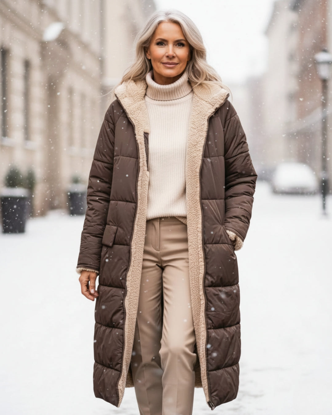 SANDRA | Quilted winter coat