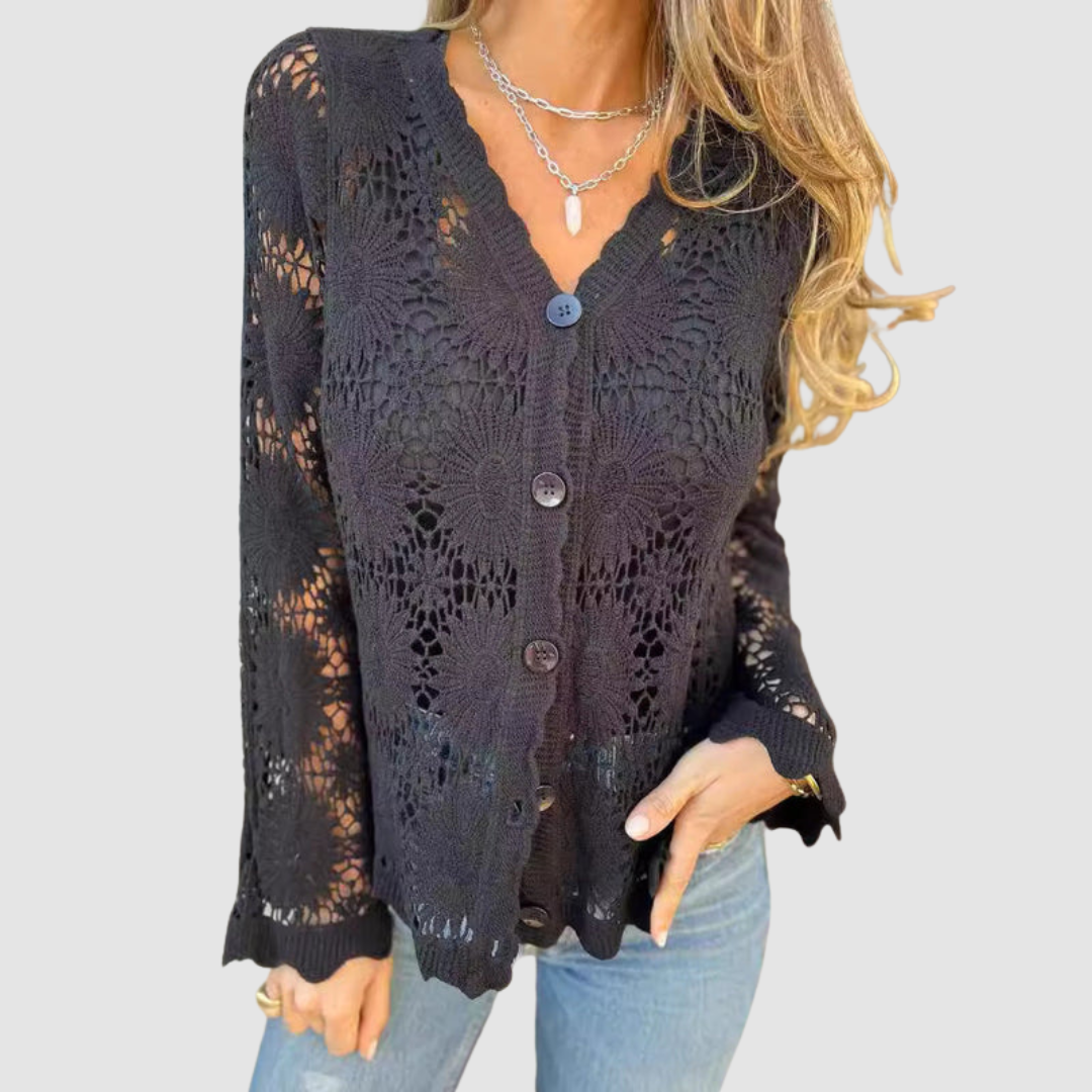 THERESA | Crochet lace with full sleeves
