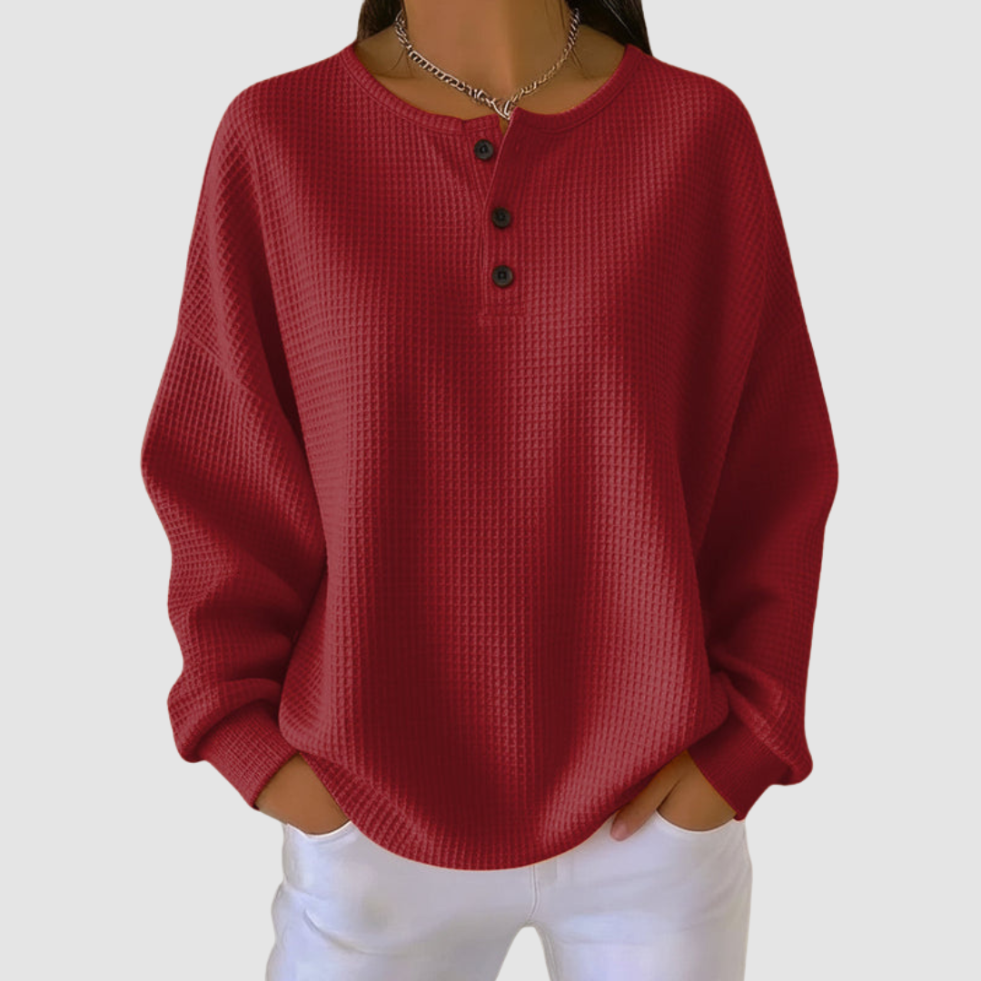 RUTH | Waffle knit that traps the warmth