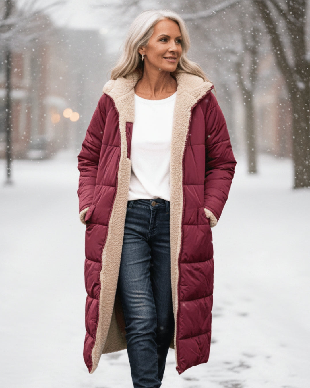 SANDRA | Quilted winter coat