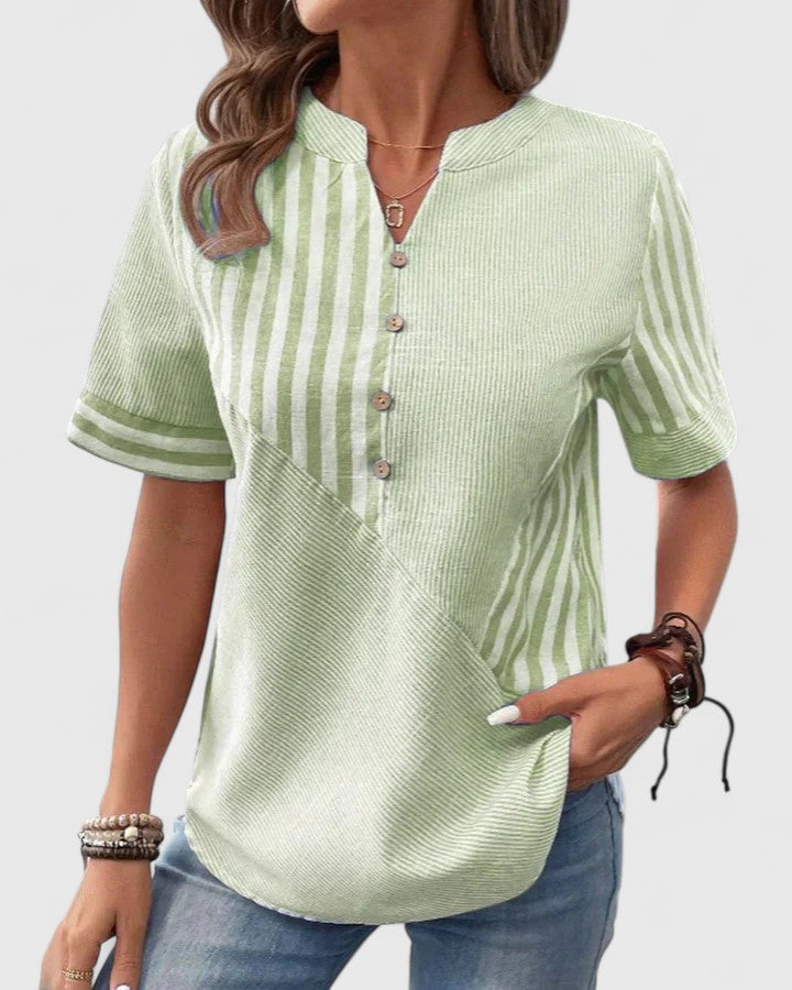 EDITH | Striped relaxed blouse