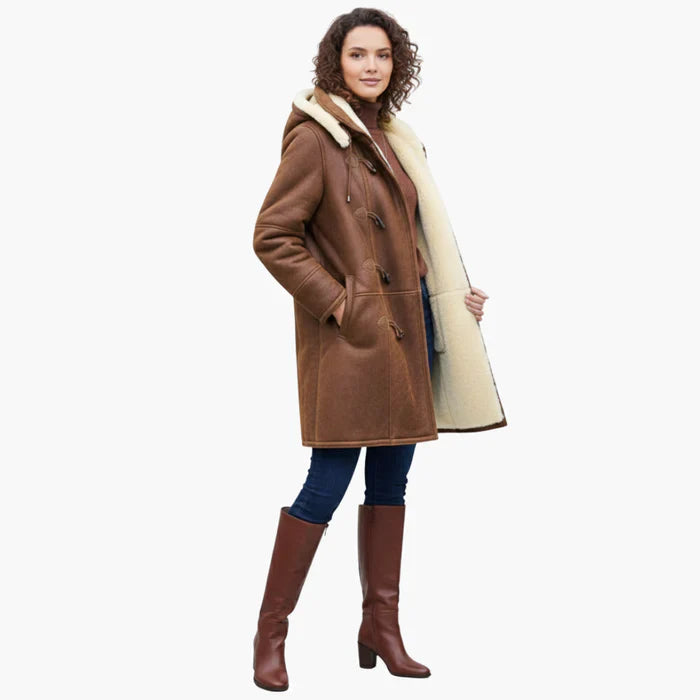 CLAUDIA | Hooded winter coat