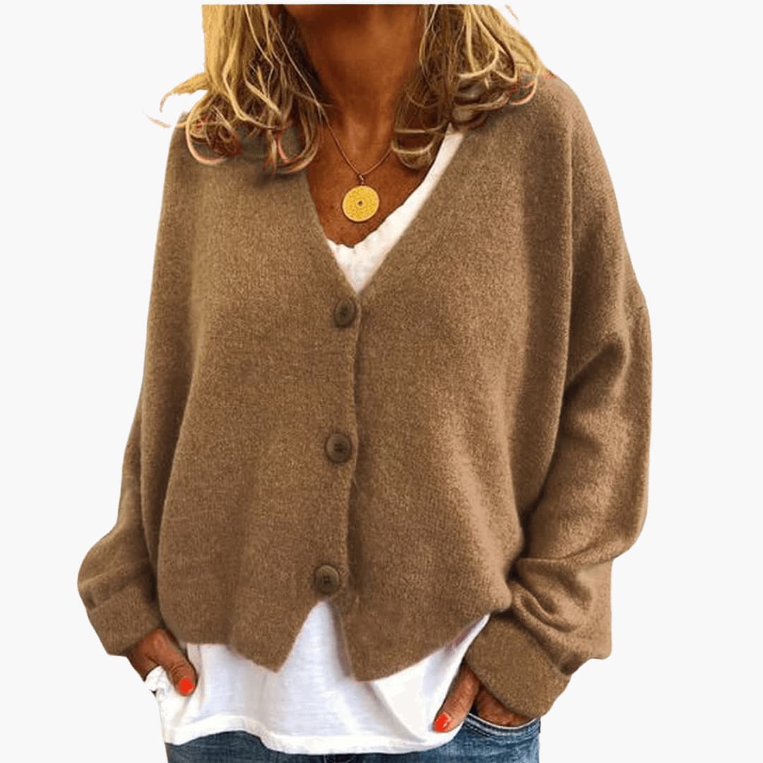 ELAINE | Drop shoulder V-neck in fifteen colors