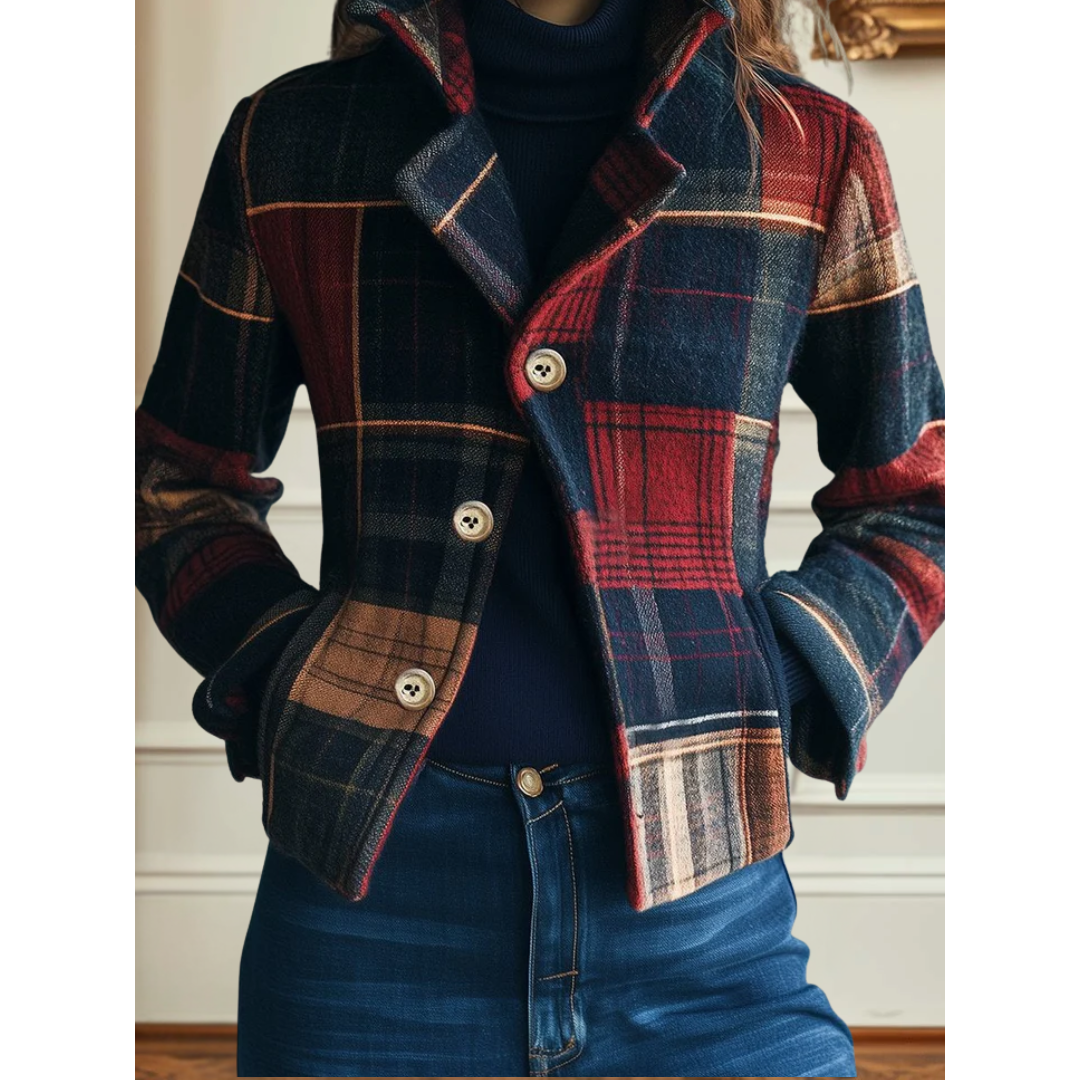 ALICE | Tailored plaid jacket