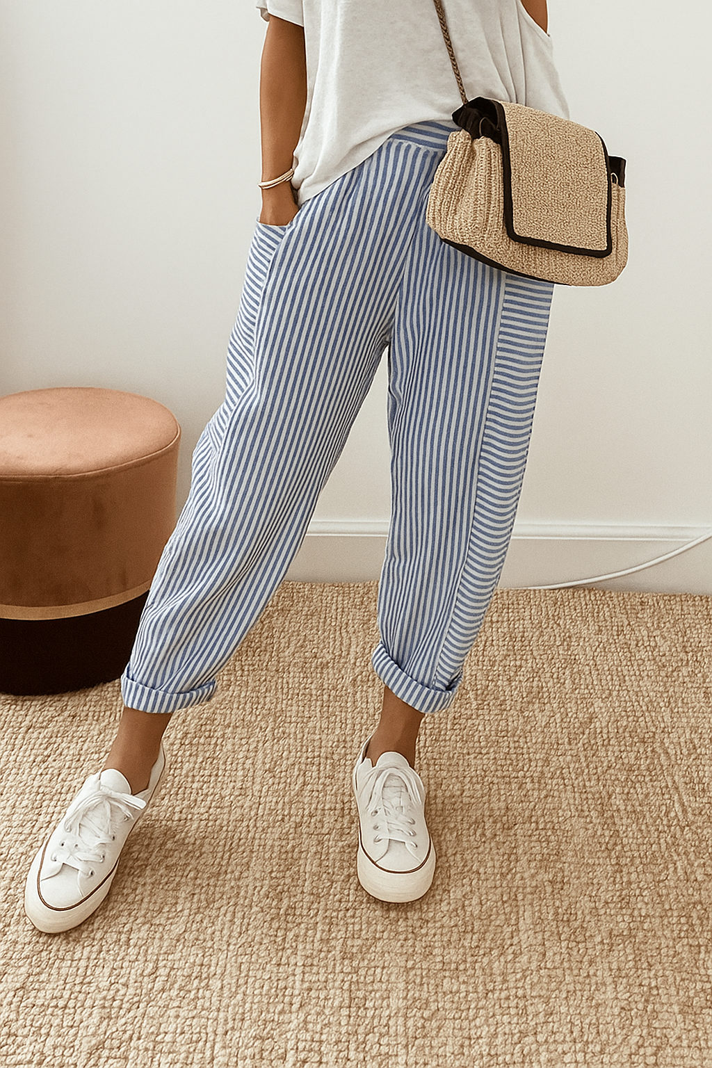 VIVIAN | Striped pants for easy days