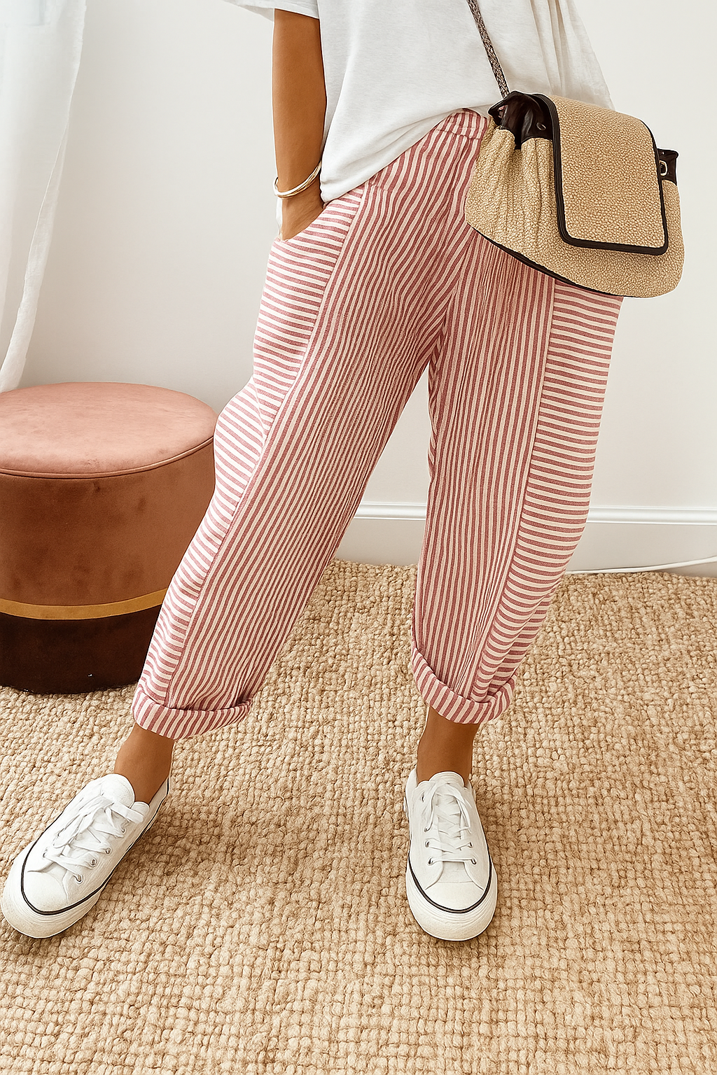 VIVIAN | Striped pants for easy days