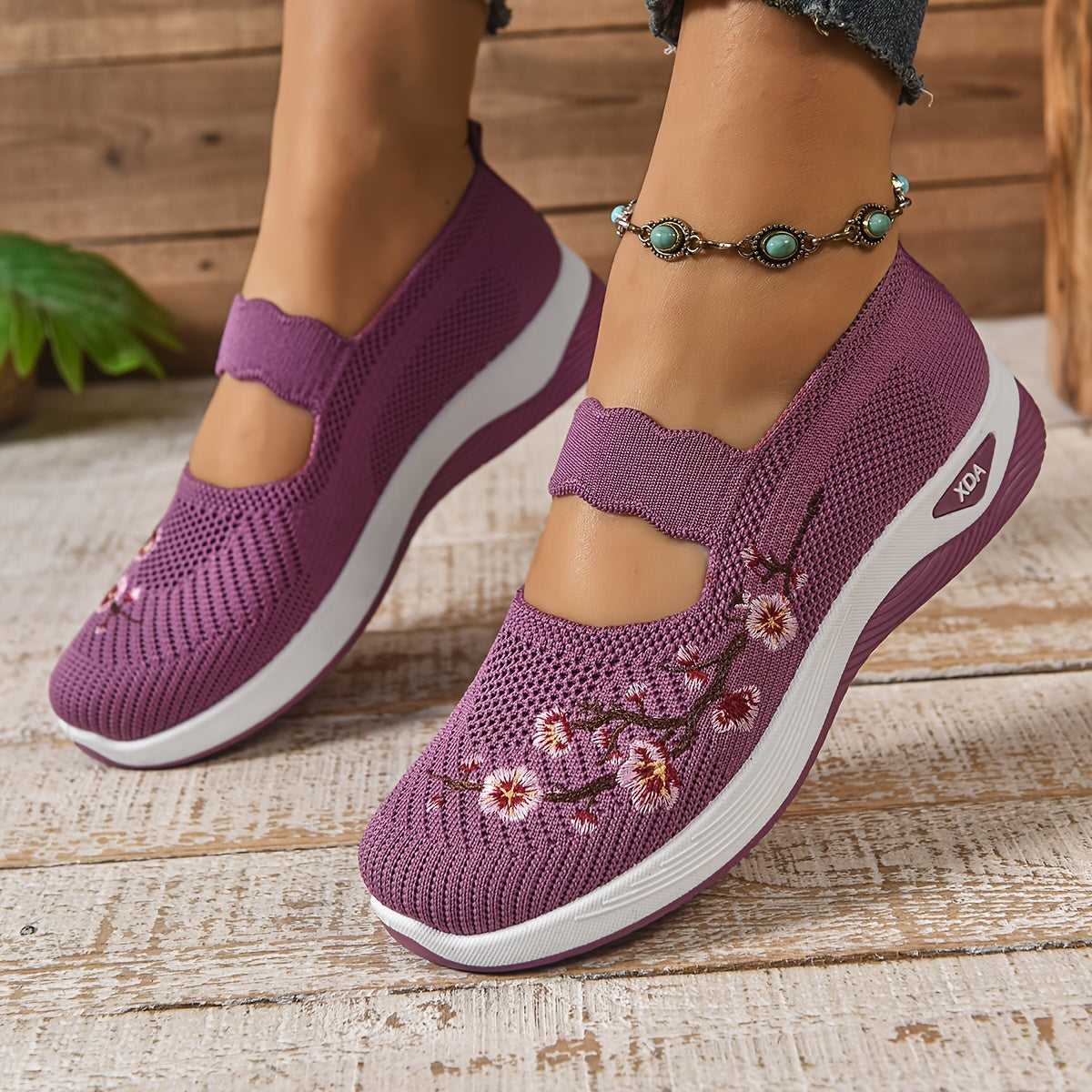 MARGARET | Push button shoes for wide feet