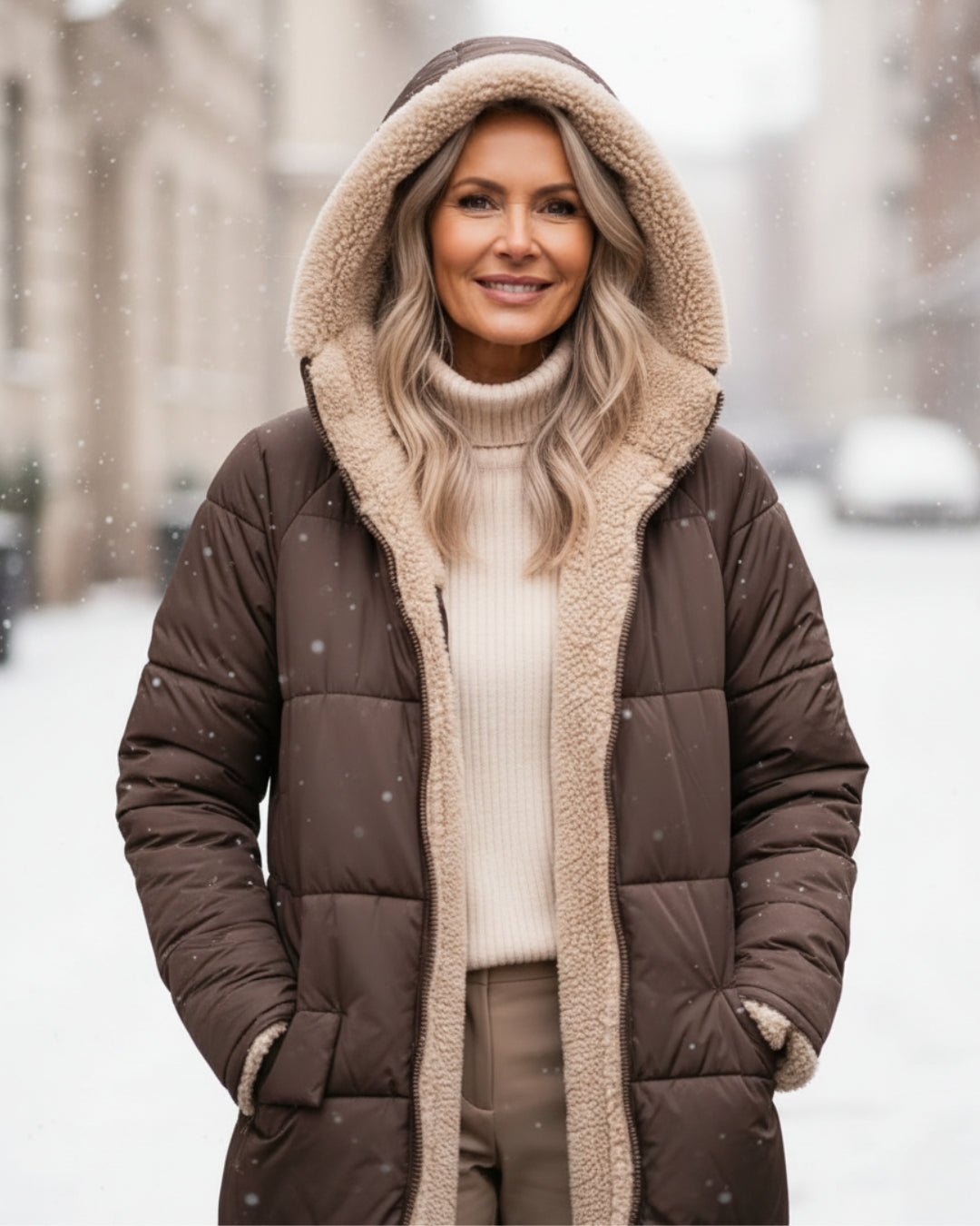 SANDRA | Quilted winter coat