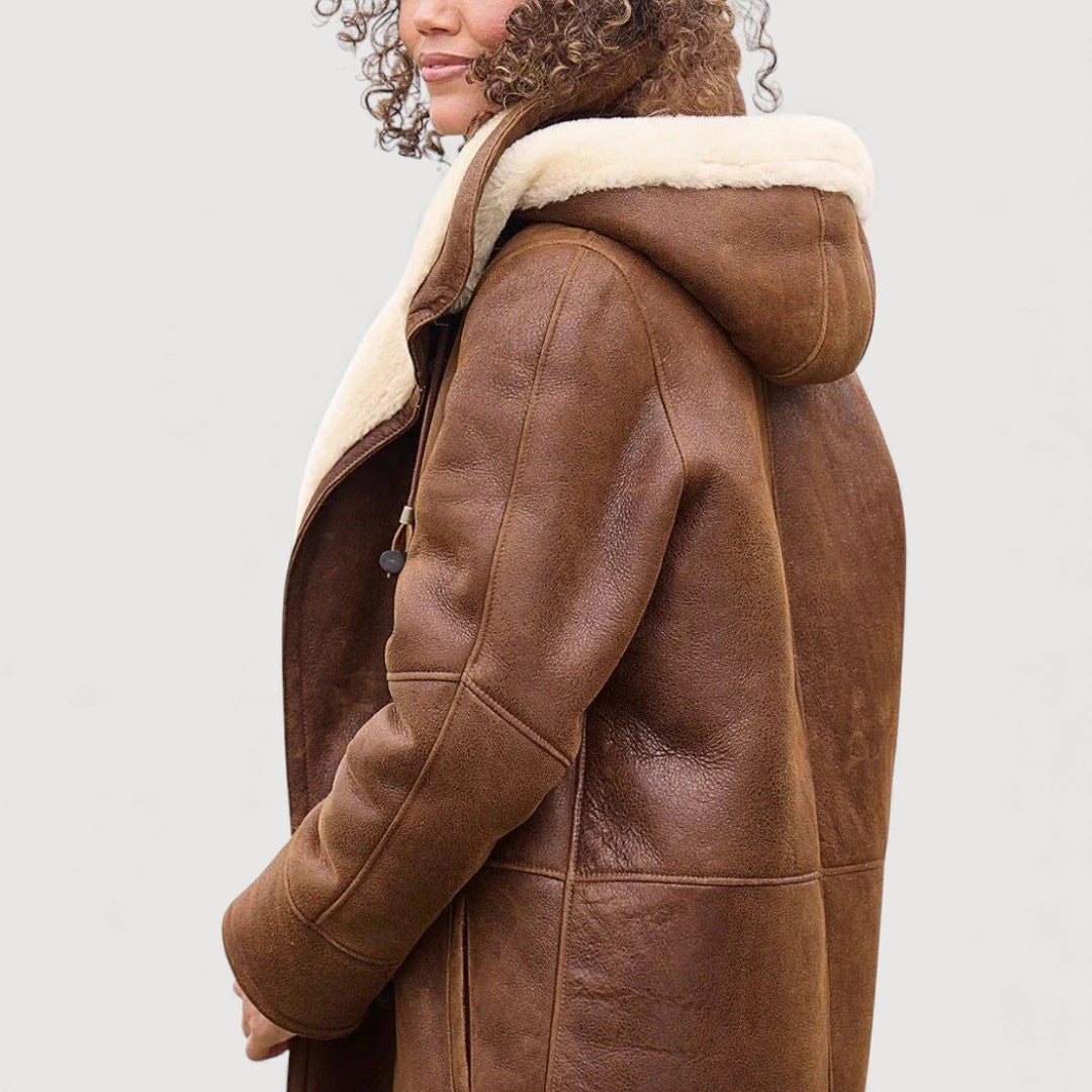 CLAUDIA | Hooded winter coat