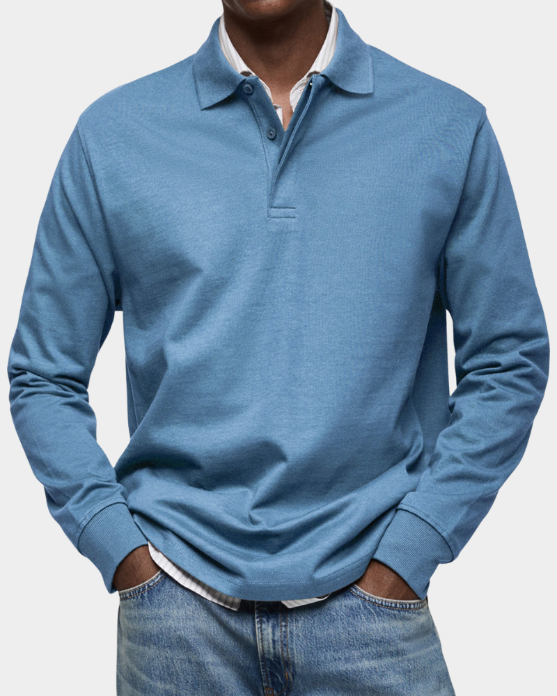 WILSON | Classic long sleeve polo shirt