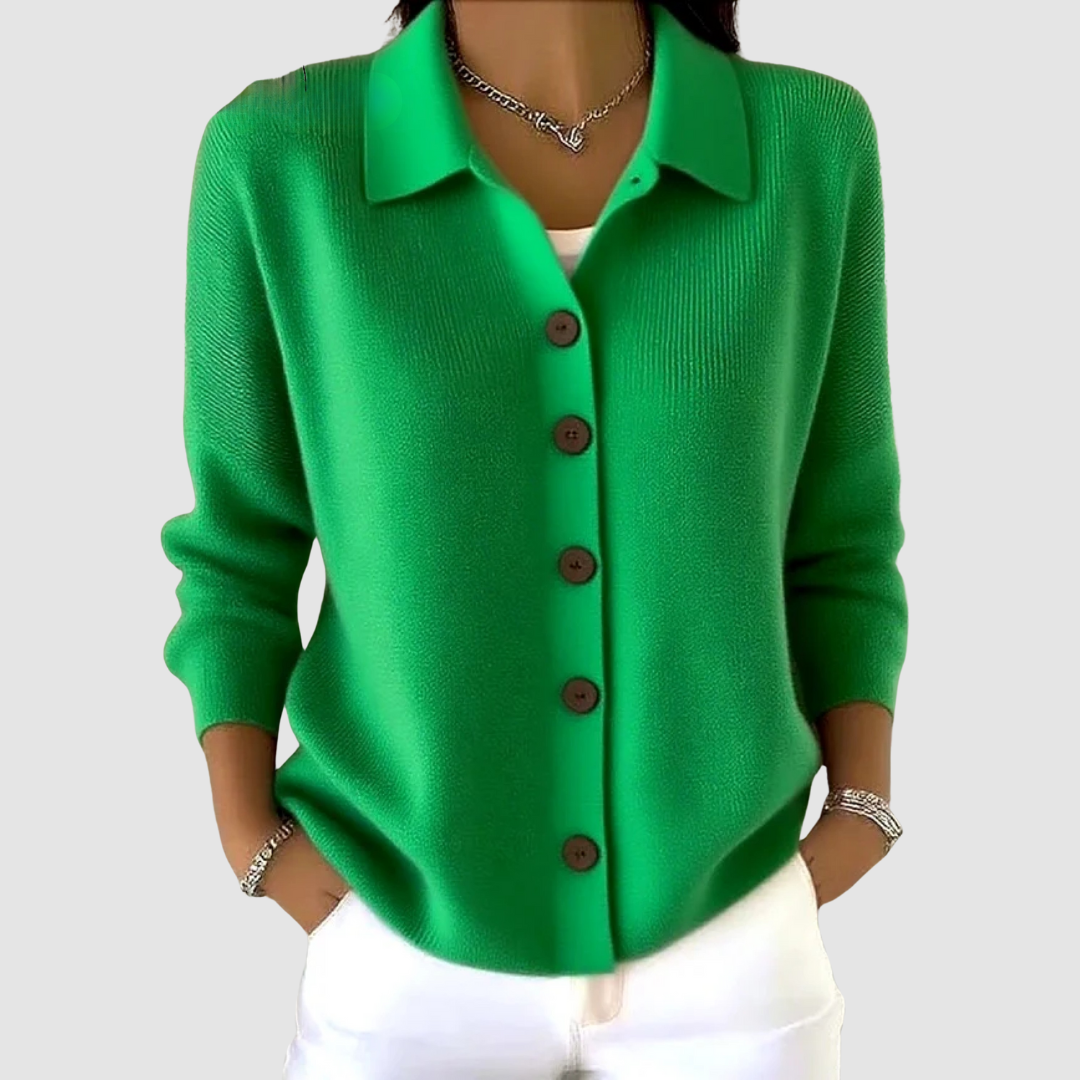 MAUREEN | Lapel cardigan up to 5XL