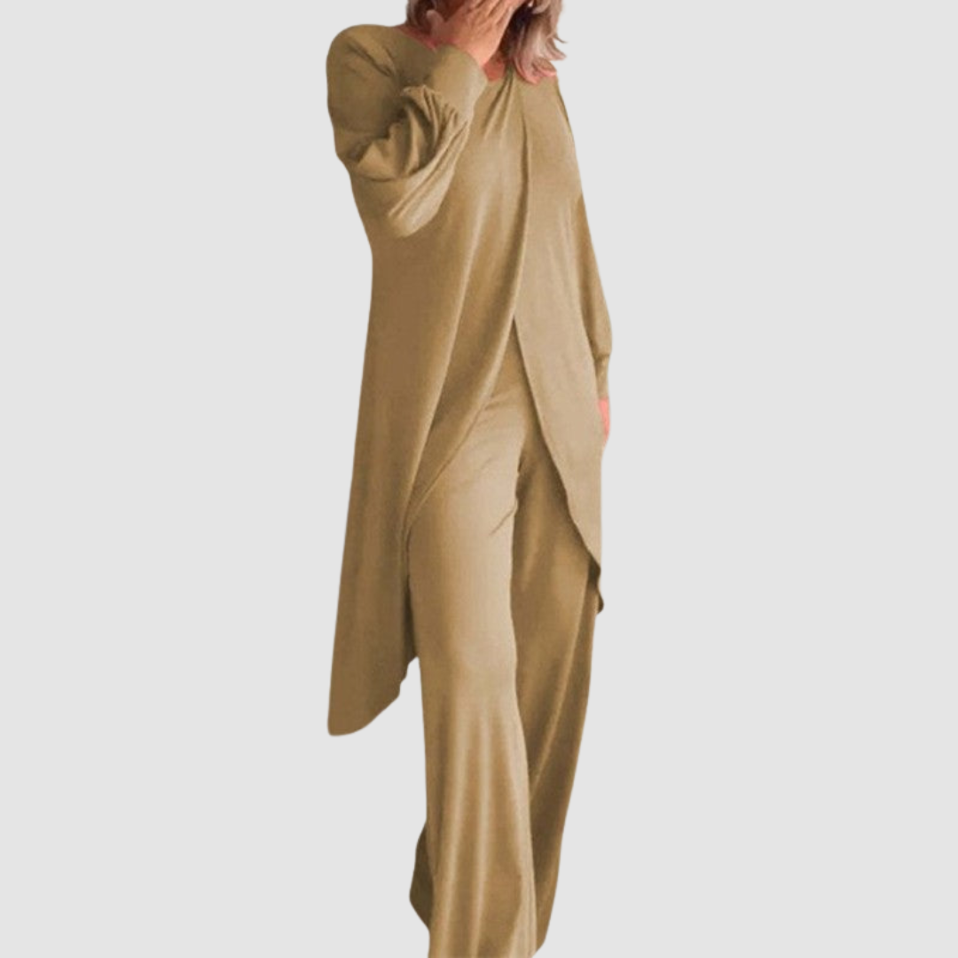 FRANCES | Longline top with relaxed trousers