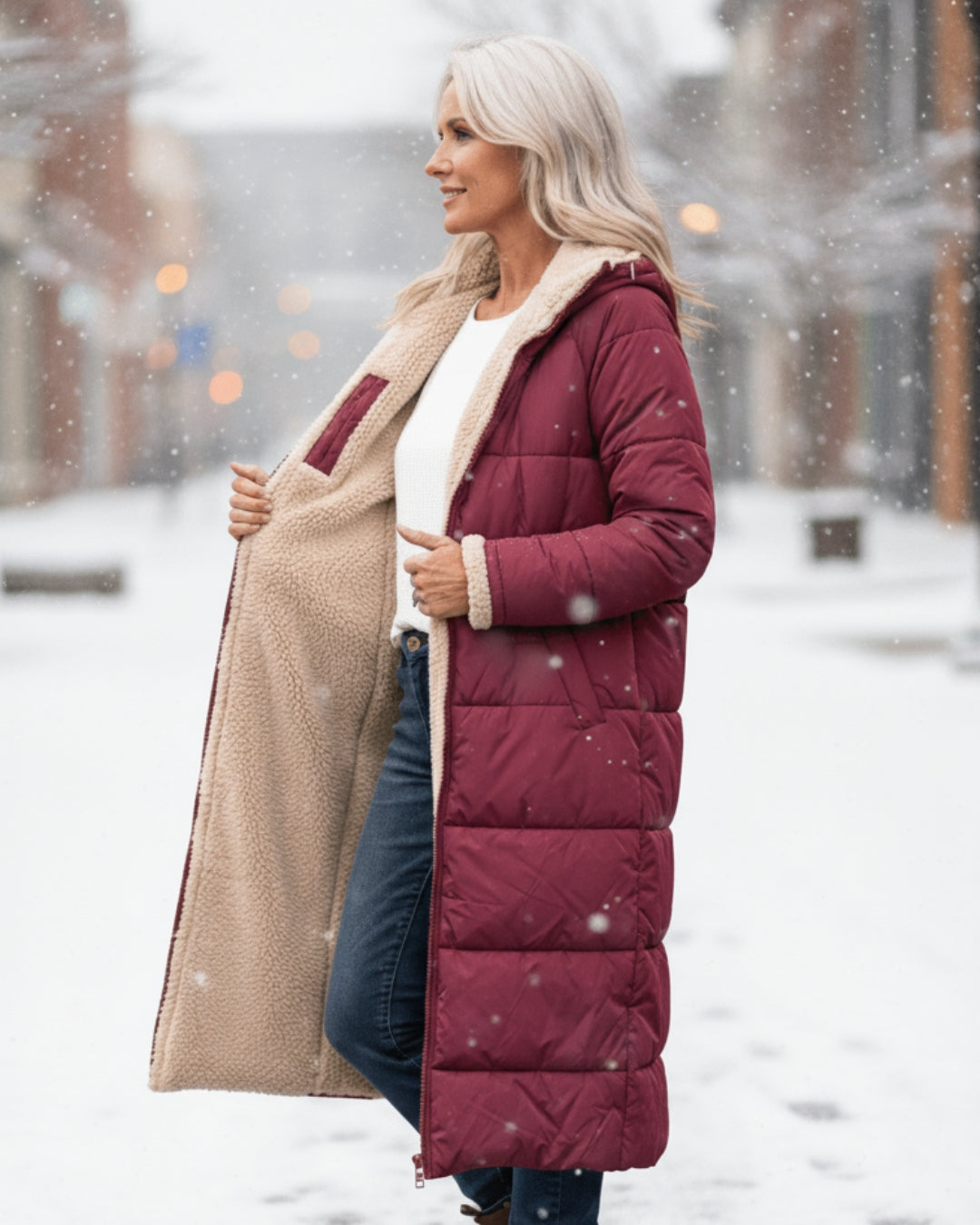 SANDRA | Quilted winter coat