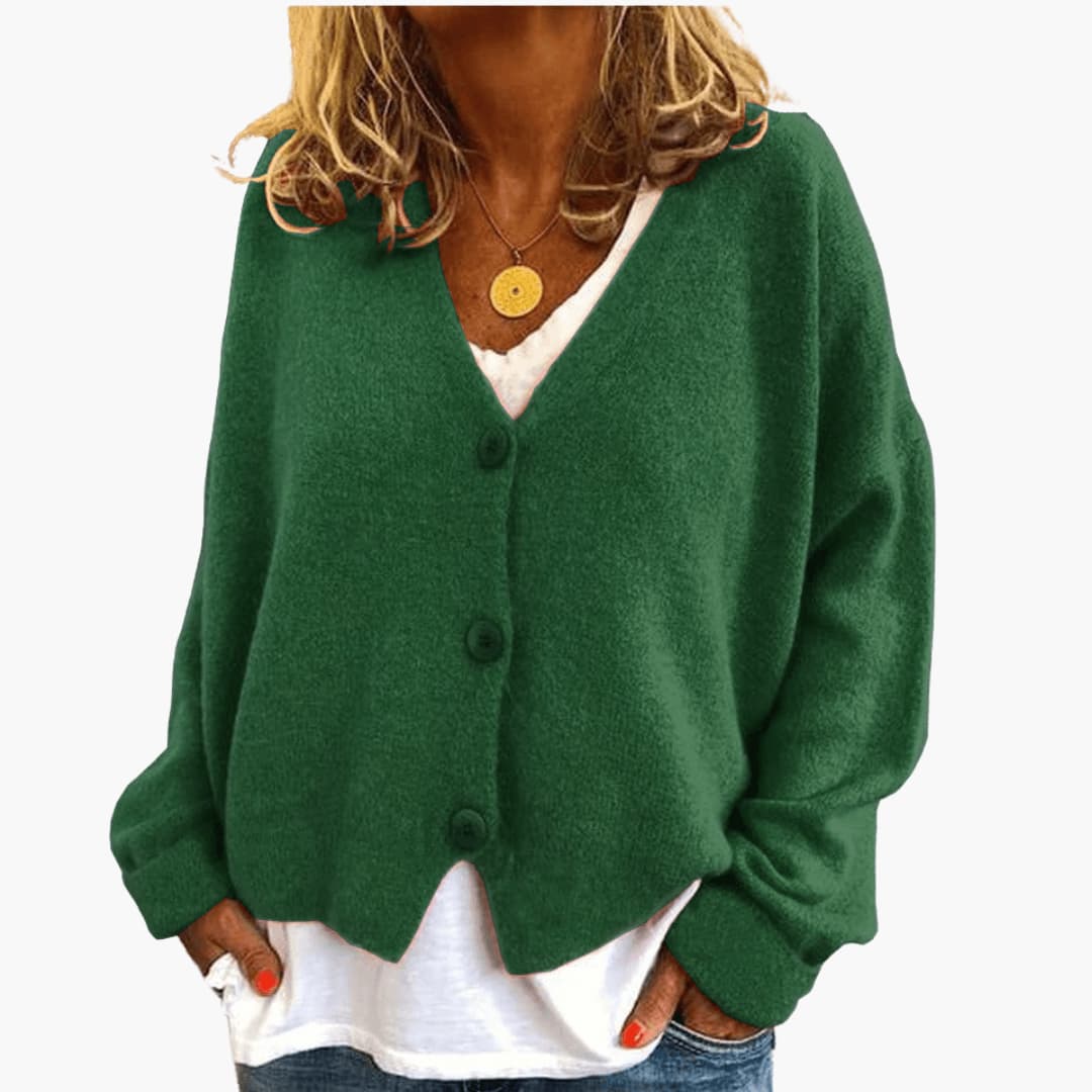 ELAINE | Drop shoulder V-neck in fifteen colors