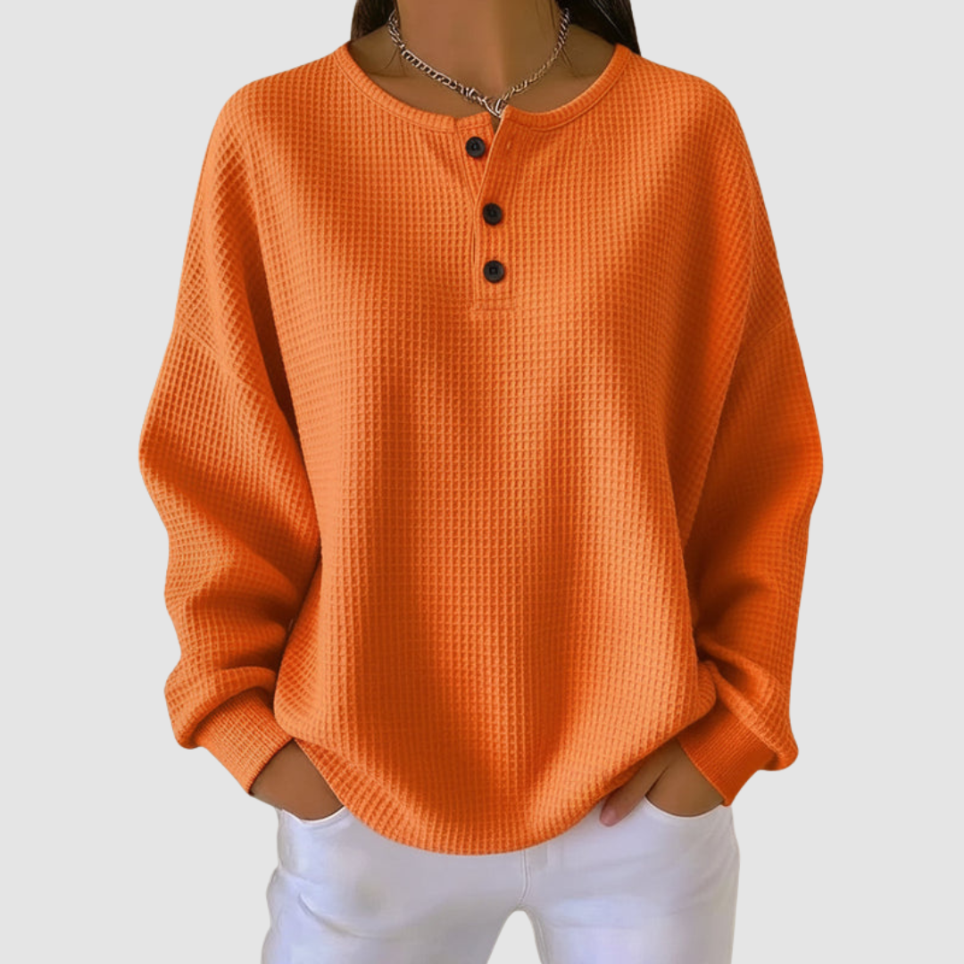 RUTH | Waffle knit that traps the warmth
