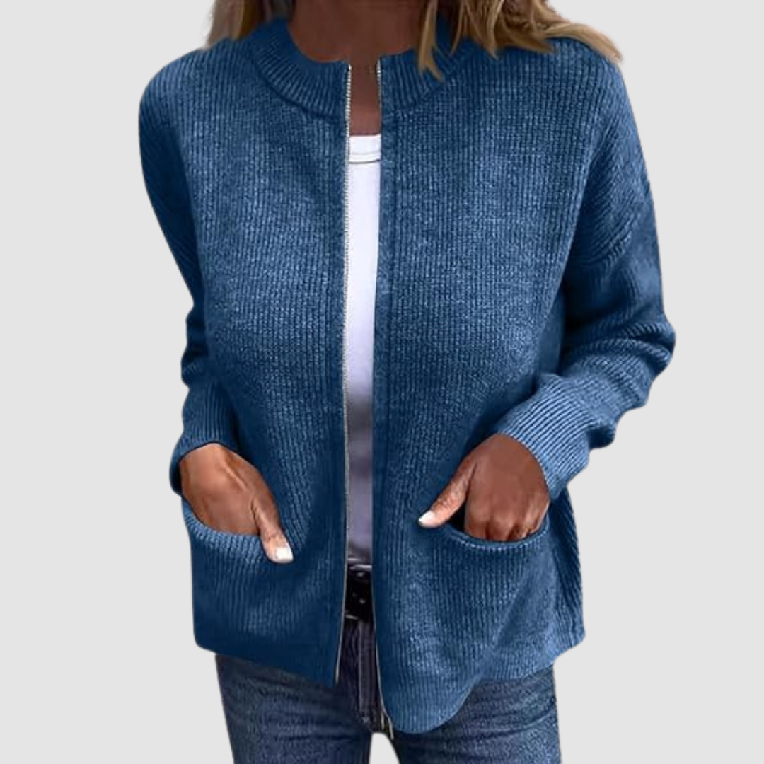 GLORIA | Long open cardigan in a light knit