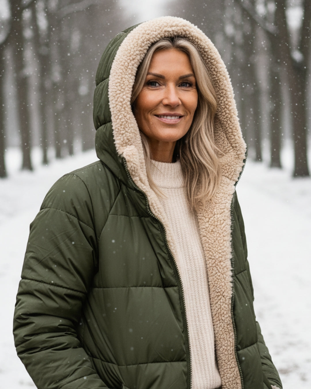 SANDRA | Quilted winter coat