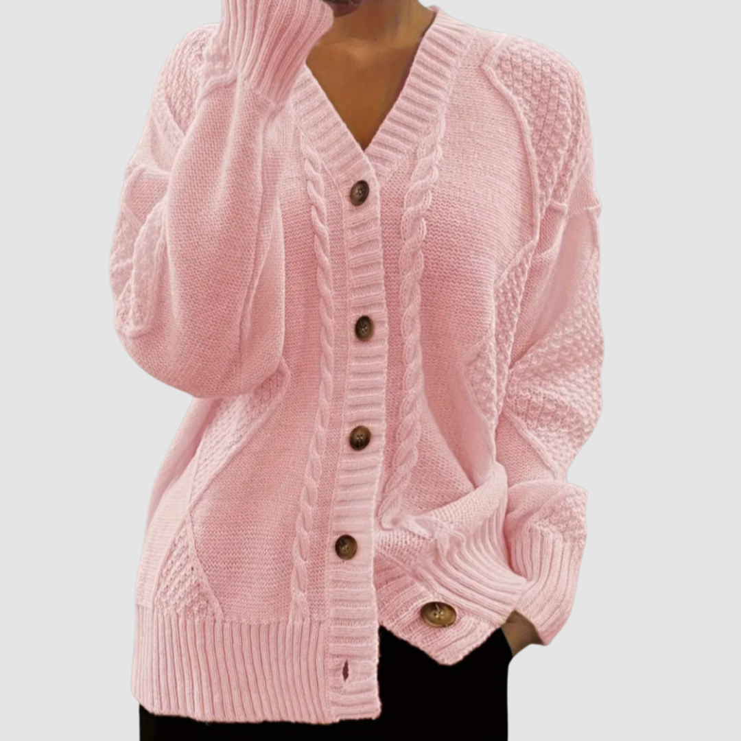IRENE | Cable knit in colors it never comes in