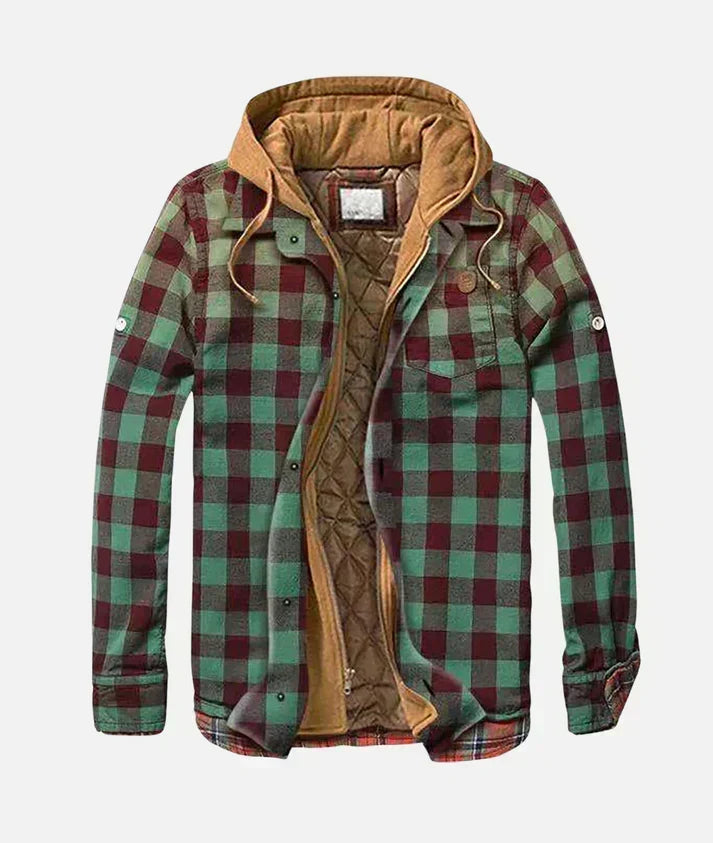 CURTIS | Hooded vintage patchwork jacket