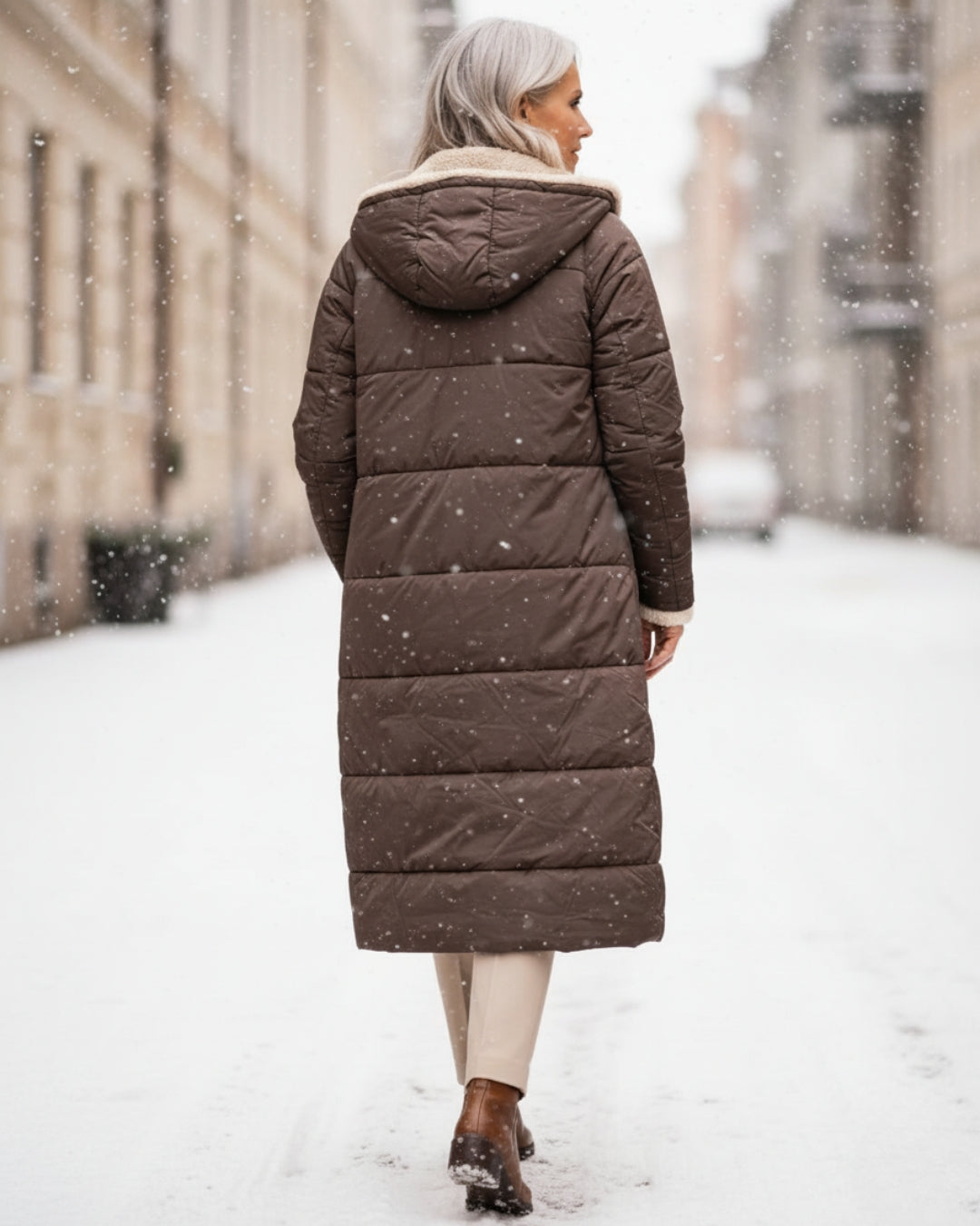 SANDRA | Quilted winter coat