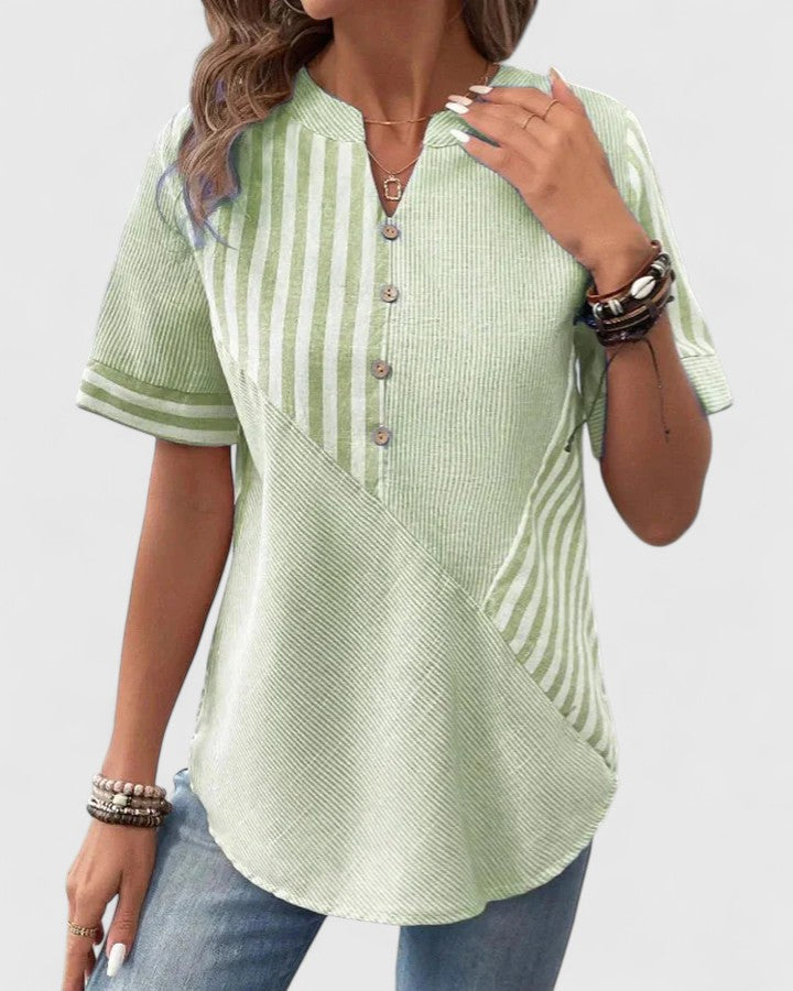 EDITH | Striped relaxed blouse