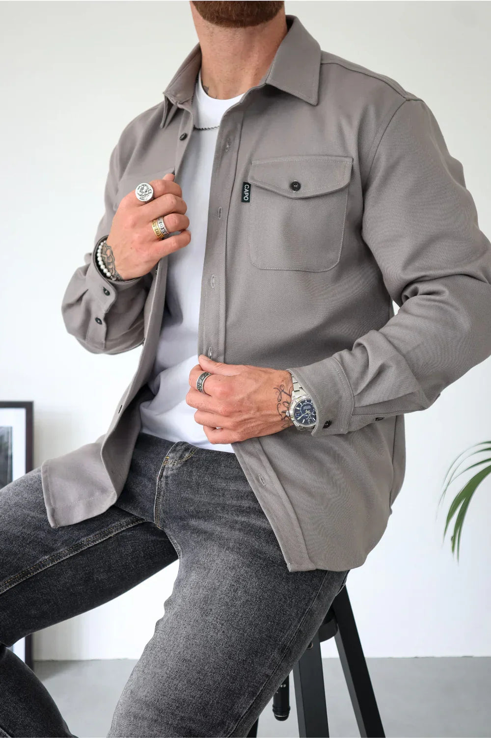 ALEXANDRA | Relaxed fit overshirt