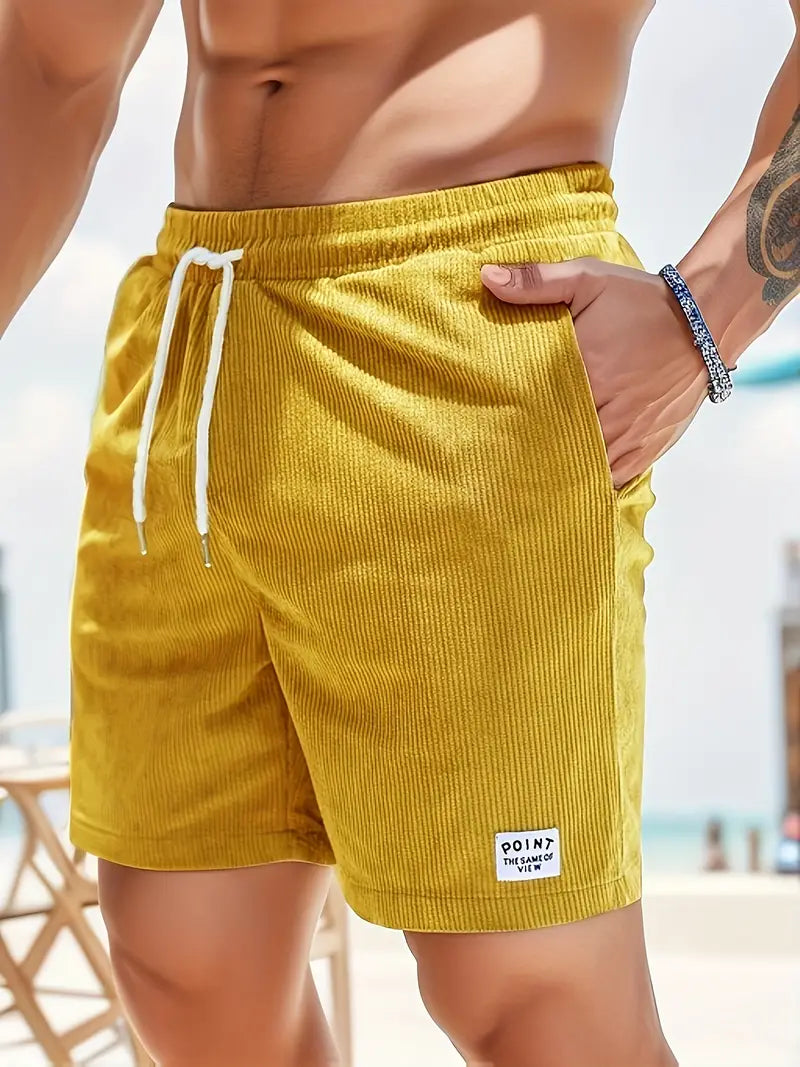 LEAH | Classic swim trunks with elastic waistband