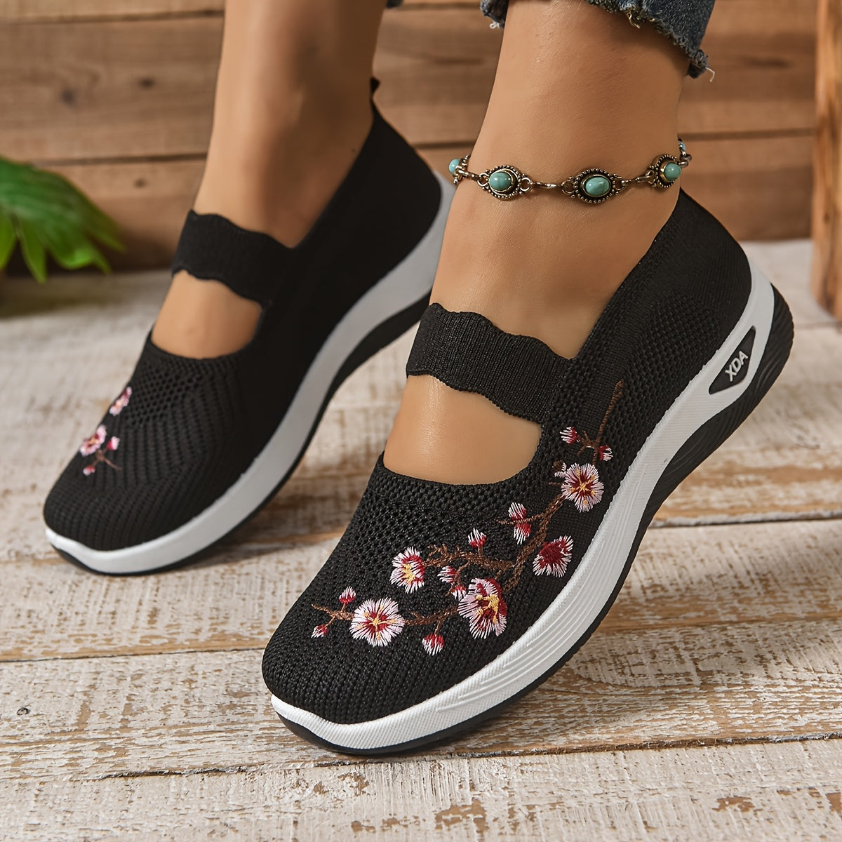 MARGARET | Push button shoes for wide feet