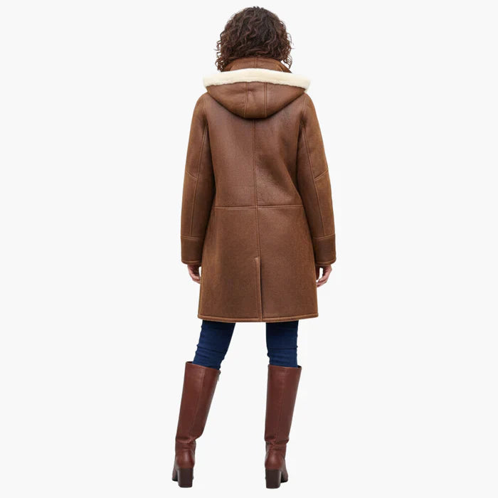 CLAUDIA | Hooded winter coat