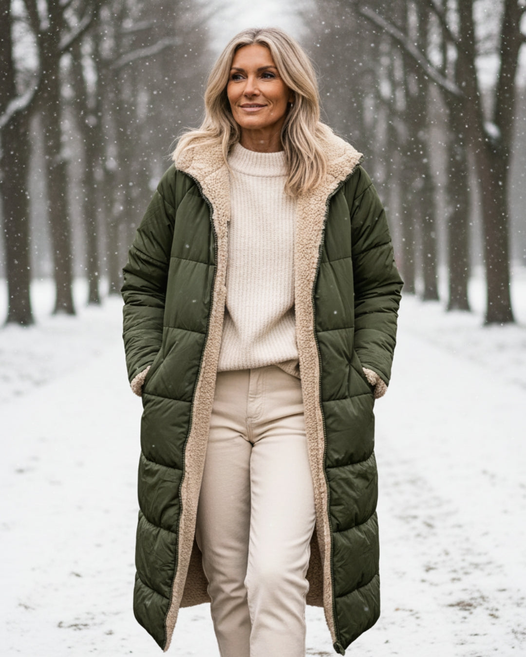SANDRA | Quilted winter coat