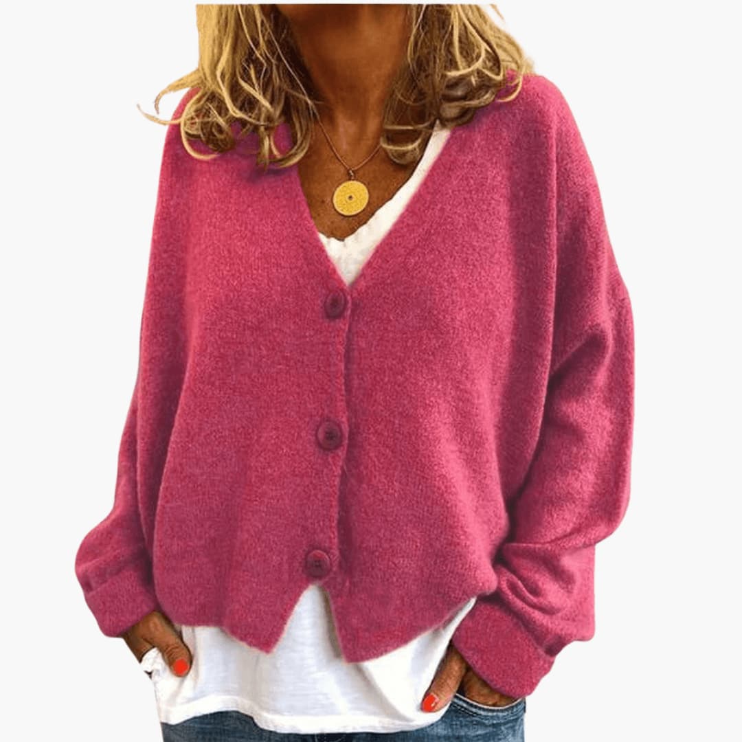 ELAINE | Drop shoulder V-neck in fifteen colors