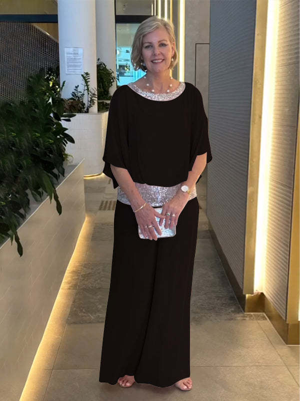 PHYLLIS | Soft top with wide-leg pants