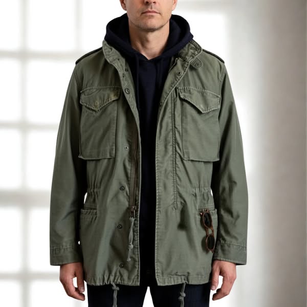 VIVIAN | Field jacket with adjustable hood