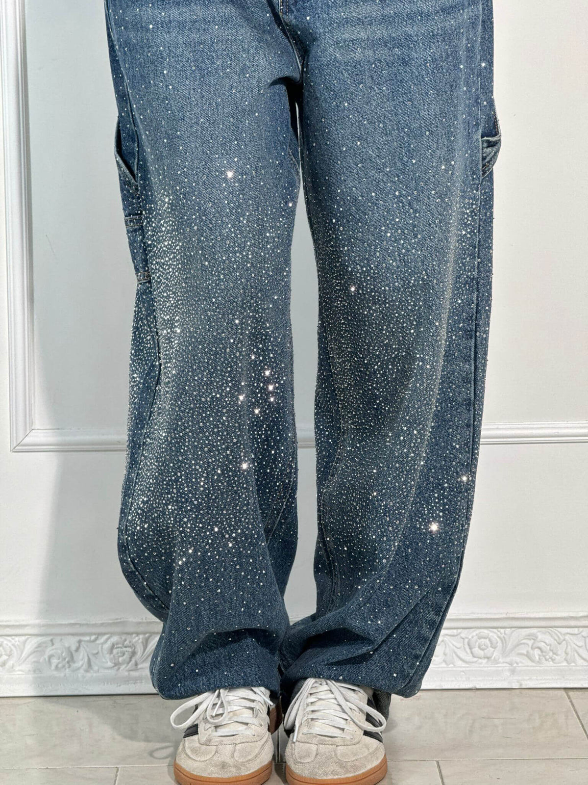 BEVERLY | Relaxed pants with a soft shimmer