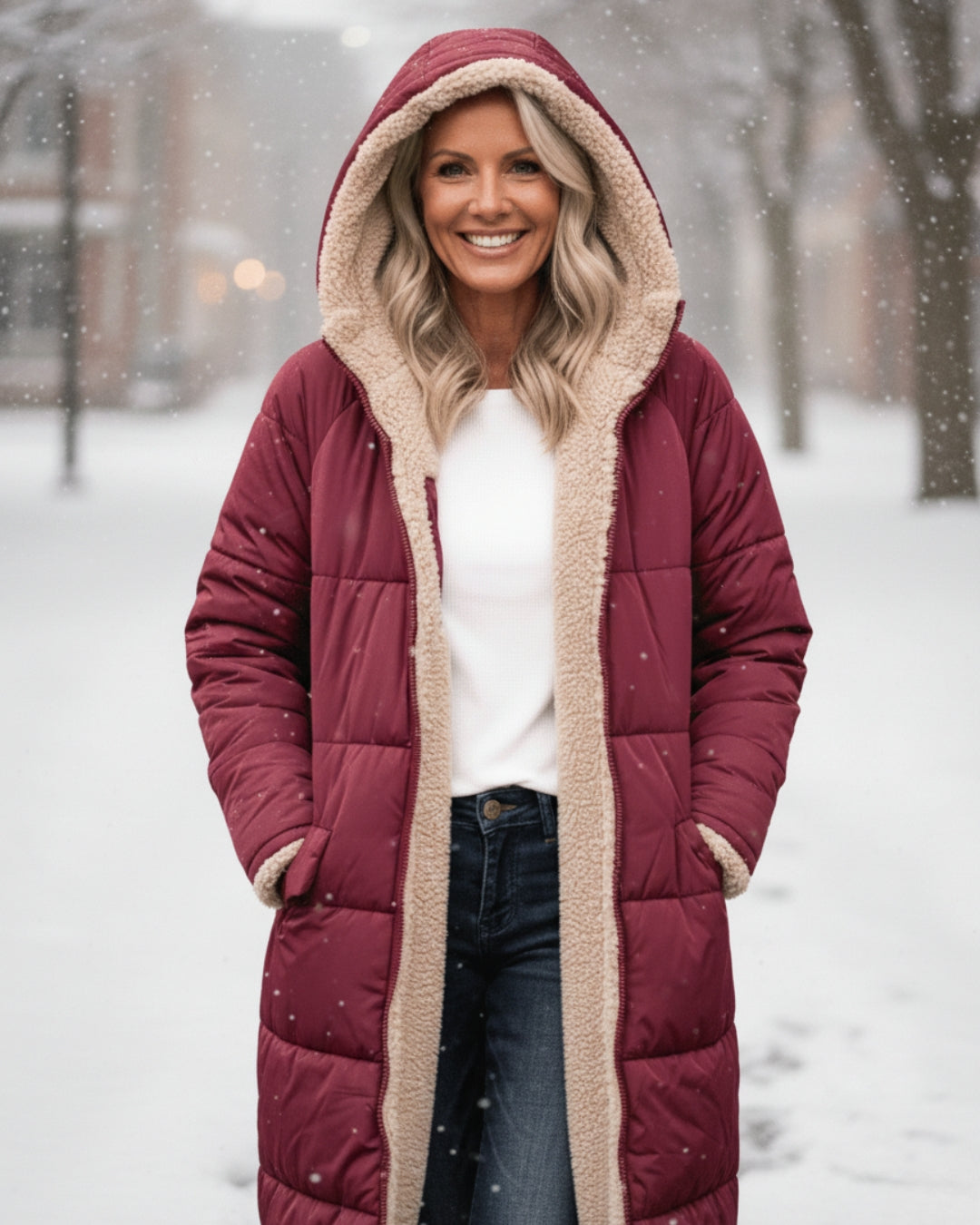 SANDRA | Quilted winter coat