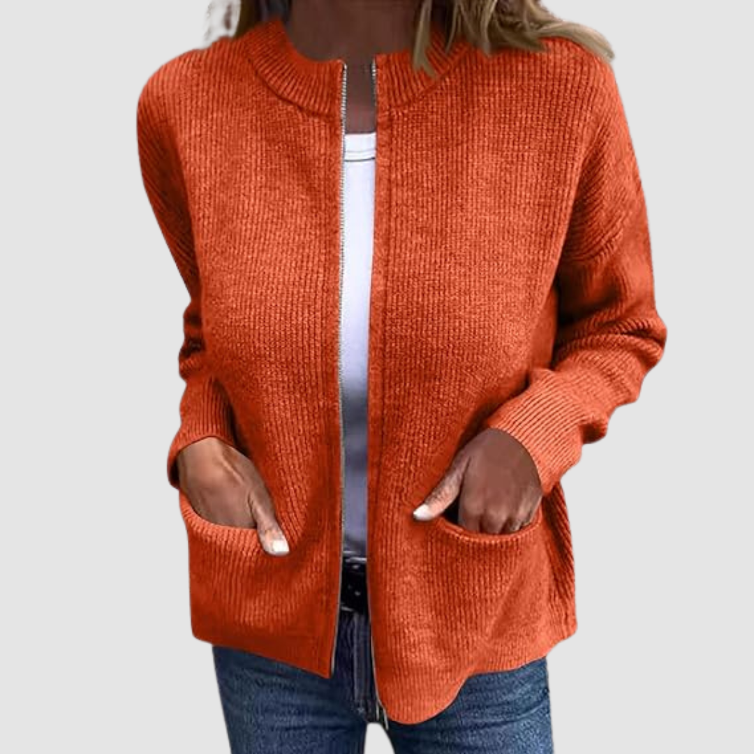 GLORIA | Long open cardigan in a light knit